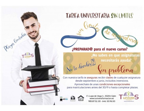 Tarifa Asignaturas Sin Limites